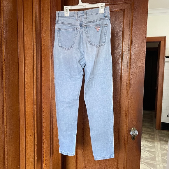 GUESS by Georges Marciano light Jeans Style 1015 Womens 29 Zip Ankle USA vintage - Picture 6 of 6